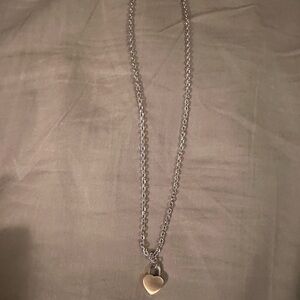 MVMT Silver Heart Necklace